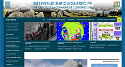 Desktop Screenshot of cleguerec.fr